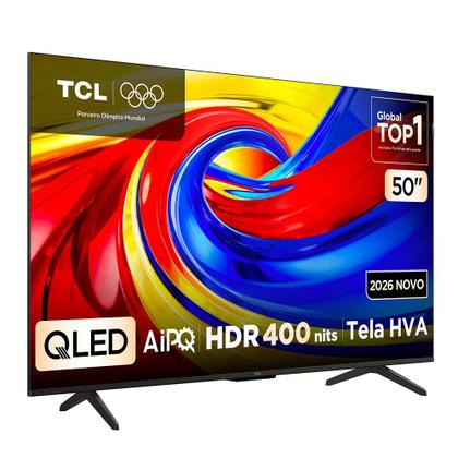 Imagem de Smart TV QLED 4K Advanced 50" Polegadas com Design Slim, Processador AIPQ, Dolby Vision - 50P7L