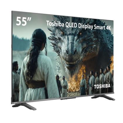 Imagem de Smart TV QLED 55 4K Toshiba Google TV 3HDMI 2USB Wi-Fi
