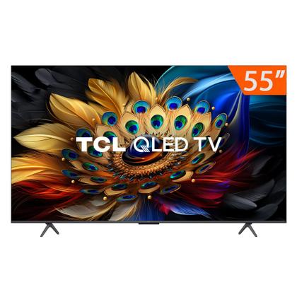 Imagem de Smart TV QLED 55" Google TV Ultra HD 4K TCL C655 Comando de Voz HDR10+ 120Hz DLG HDMI 2.1 Bluetooth