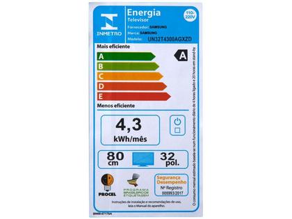 Imagem de Smart TV Samsung 32" LED HD UN32T4300