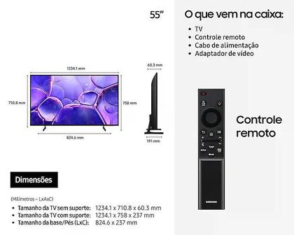 Imagem de Smart TV Samsung 55" Crystal UHD 4K 2025 UN55U8100FGXZD