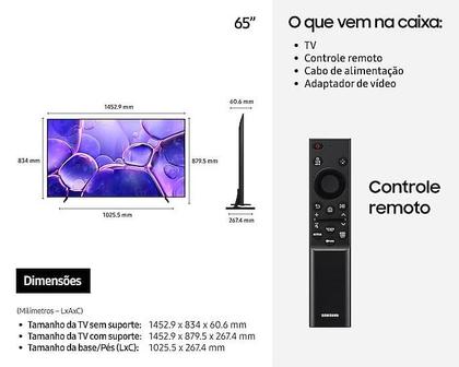 Imagem de Smart TV Samsung 65" Crystal UHD 4K 2025 UN65U8100FGXZD