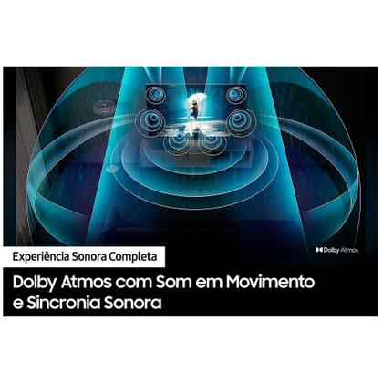 Imagem de Smart TV Samsung QLED 4K 98" Polegadas 98Q80C 2023, Modo Game, Processador com IA, Som Movimento Virtual