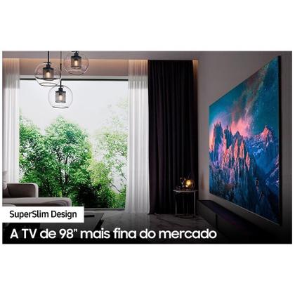 Imagem de Smart TV Samsung QLED 4K 98" Polegadas 98Q80C 2023, Modo Game, Processador com IA, Som Movimento Virtual