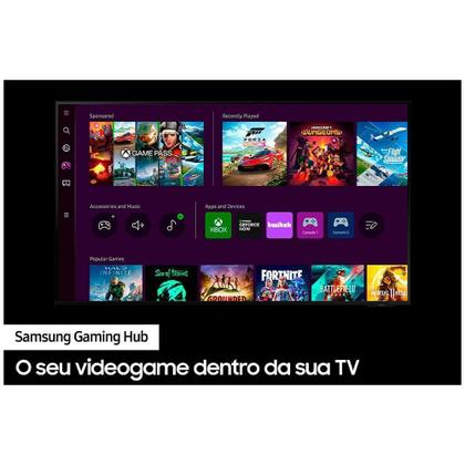 Imagem de Smart TV Samsung QLED 4K 98" Polegadas 98Q80C 2023, Modo Game, Processador com IA, Som Movimento Virtual