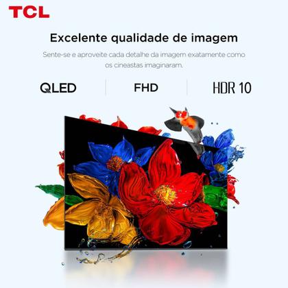 Imagem de Smart TV TCL 43 Polegadas Full HD QLED S5K WiFi Bluetooth Google TV 2 HDMI HDR10 Dolby Audio 43S5K
