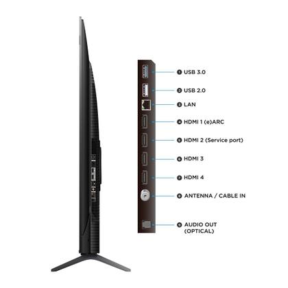 Imagem de Smart TV TCL 4K QLED 55" Polegadas com Google Assistente, Dolby Atmos e Design Sem Bordas - 55P8K