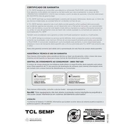 Imagem de Smart TV TCL 4K QLED 65" Polegadas com Google Assistente, Dolby Atmos e Design Sem Bordas - 65P8K