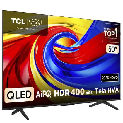 Imagem de Smart TV TCL 50 Polegadas QLED 4K P7L WiFi Bluetooth Google TV HDR10 60 Hz AIPQ 50P7L