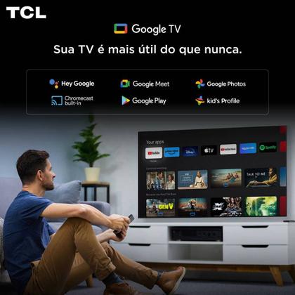 Imagem de Smart TV TCL 50 Polegadas QLED 4K P7L WiFi Bluetooth Google TV HDR10 60 Hz AIPQ 50P7L