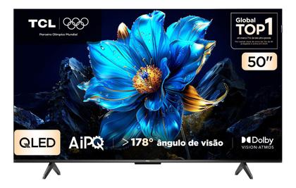Imagem de Smart TV TCL 50 QLED 4K UHD 50P7K Google TV DLG 120Hz Gamer Dolby Atmos AiPQ