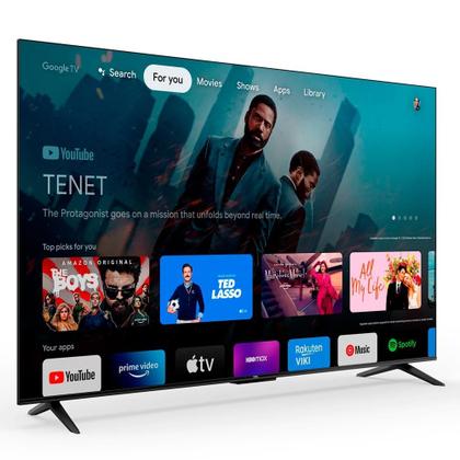 Smart TV TCL 55 Polegadas LED 4K UHD, Google TV, 3 HDMI, 1 USB, Wi