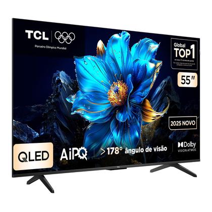 Imagem de Smart TV TCL 55 Polegadas QLED 4K P7K WiFi Bluetooth Google TV HDR10 Dolby Atmos Dolby Vision 55P7K