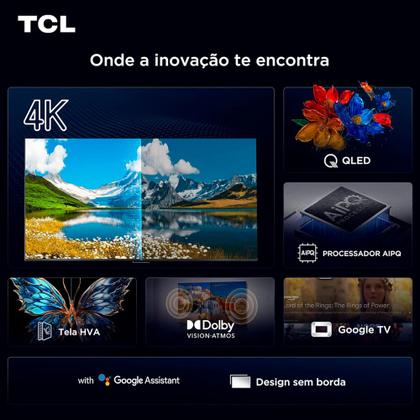 Imagem de Smart TV TCL 65 4K QLED UHD HDR Classic Wi-Fi Bluetooth Google Assis. Alexa