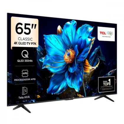 Imagem de Smart TV TCL 65 4K QLED UHD HDR Classic Wi-Fi Bluetooth Google Assis. Alexa