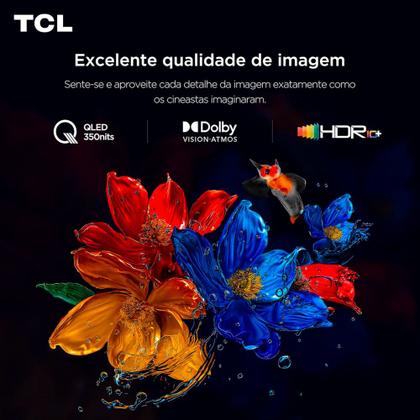 Imagem de Smart TV TCL 65 4K QLED UHD HDR Classic Wi-Fi Bluetooth Google Assis. Alexa