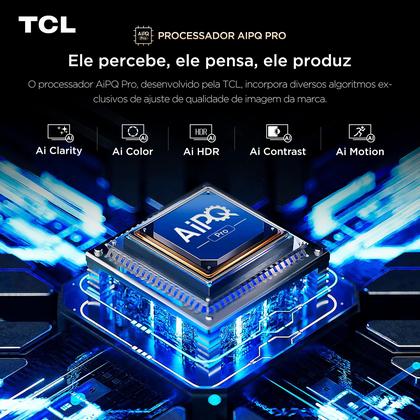 Smart TV TCL 65 Polegadas QLED Mini LED 4K C6K WiFi Bluetooth Google TV ...