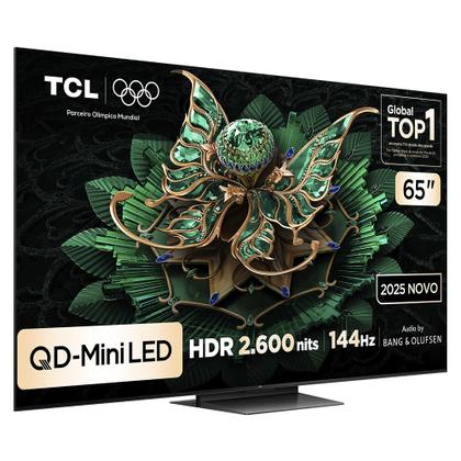 Imagem de Smart TV TCL 65 Polegadas QLED Mini LED 4K C7K WiFi Bluetooth Google TV 4 HDMI 144Hz HDR10 65C7K