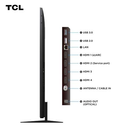Imagem de Smart TV TCL 65 Polegadas QLED Mini LED 4K C7K WiFi Bluetooth Google TV 4 HDMI 144Hz HDR10 65C7K