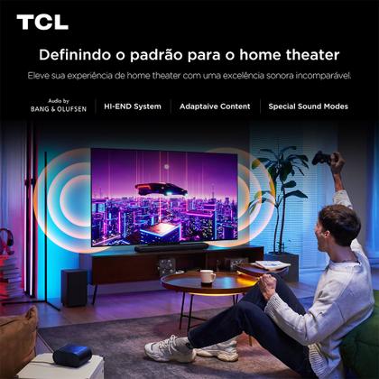 Imagem de Smart TV TCL 65 Polegadas QLED Mini LED 4K C7K WiFi Bluetooth Google TV 4 HDMI 144Hz HDR10 65C7K