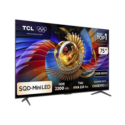 Imagem de Smart TV TCL 75 Polegadas SQD-Mini LED 4K Q7D Pro WiFi Bluetooth Google TV HDR10+ 144 Hz 75Q7DPRO