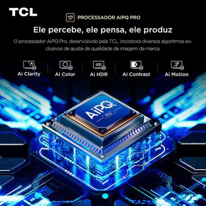 Imagem de Smart TV TCL QD-Mini LED 4K 65" Polegadas com Google Assistente, Dolby Vision IQ e Wi-Fi - 65C7K