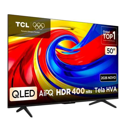 Imagem de Smart TV TCL QLED 50 Polegadas 4K Wi-Fi Google TV Comando de Voz 50P7L
