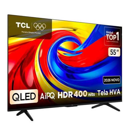 Imagem de Smart TV TCL QLED 55 Polegadas 4K Wi-Fi Google TV Comando de Voz 55P7L