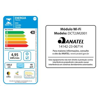 Imagem de Smart TV Toshiba 40 Polegadas DLED Full HD 40V35MS