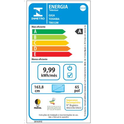 Imagem de Smart TV Toshiba 65 Polegadas 4K DLED VIDAA 65C350NS