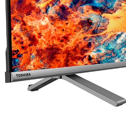 Smart TV Toshiba LED 55 Polegadas 4K Wi-Fi Vidaa Tela Infinita