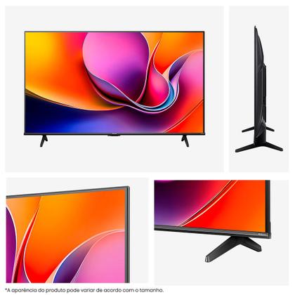 Imagem de Smart TV UHD 4K Hisense DLED 58” Polegadas com Sleep Timer, Entrada HDMI e Wi-Fi - 58A6NV