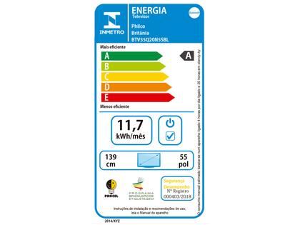 Imagem de Smart TV UHD D-LED 55” Britania BTV55Q20N5SBL