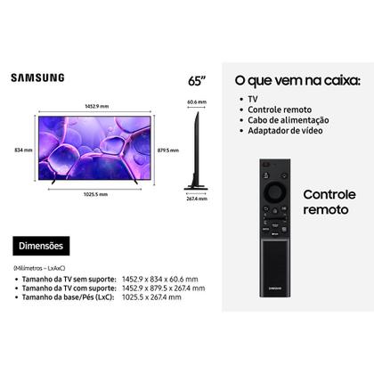 Imagem de Smart TV UN65U8100FGXZD 65 4K Wi-Fi Tizen Samsung
