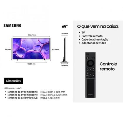 Imagem de Smart TV UN65U8100FGXZD 65 4K Wi-Fi Tizen Samsung