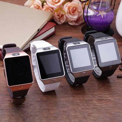 Imagem de Smart Watch DZ09 A1 Card Phone Monitoring Health Monitoring Silver