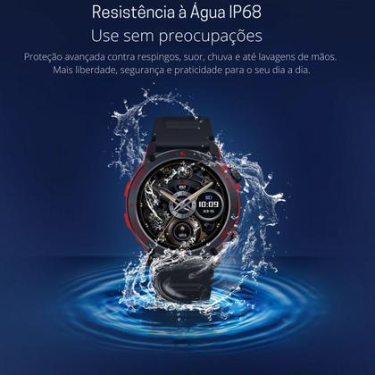 Imagem de Smart Watch Esportivo Masculino Relógio Inteligente Digital
