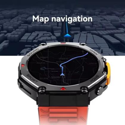 Imagem de Smart Watch Relogio M Rex 4 Relógio Tático Masculino Original Gps ChatGpt Amoled Resistente a Agua