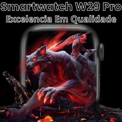 Imagem de Smart Watch W29 Pro Relogio Celular Android iOS Recebe e Faz Chamadas Monito de Atividades Fisica