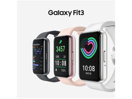 Imagem de Smartband Samsung Galaxy Fit3 Prata
