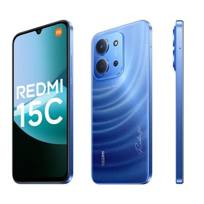 Imagem de Smartphone 15C Dual SIM 128GB 4GB RAM Tela 6.74" 50MP Azul - Versão Global - Redmi15C