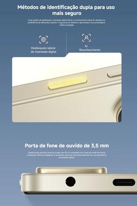 Imagem de Smartphone C71 128GB 8GB RAM BOOST Câmera dupla 50MP Celular Resistente e Poderoso com Design Premium