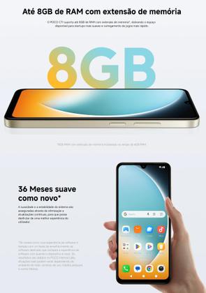 Imagem de Smartphone C71 128GB 8GB RAM BOOST Câmera dupla 50MP Celular Resistente e Poderoso com Design Premium