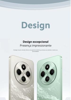 Imagem de Smartphone C75 NFC 256GB e 128GB 12GB RAM câmera tripla 50MP 8MP tela 120Hz HD 6.8 Premium Design Lançamento versão Global