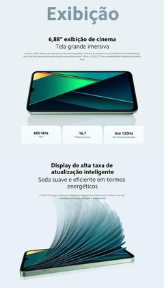 Imagem de Smartphone C75 NFC 256GB e 128GB 12GB RAM câmera tripla 50MP 8MP tela 120Hz HD 6.8 Premium Design Lançamento versão Global