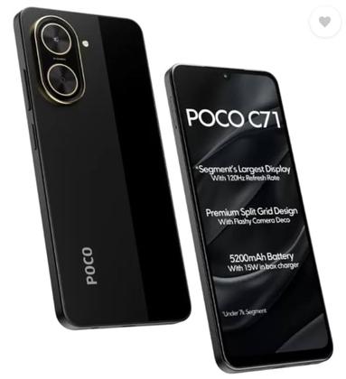 Smartphone Celular C71 128Gb 4Gb Ram - Preto - Poco - Smartphone