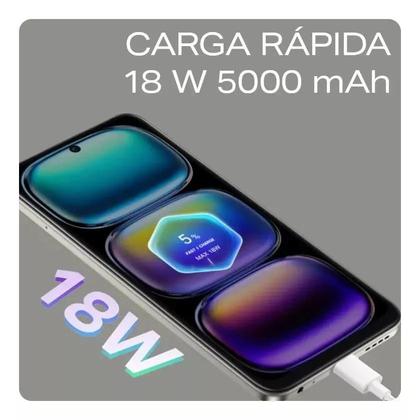 Imagem de Smartphone Celular Infinix Hot 50i 4G, 256GB, 4GB RAM, Câmera 50MP, Android 14, Tela 6,7 HD, Bateria 5000mAh, Dual SIM, CINZA, Versão Global