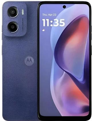 Imagem de Smartphone Celular Motorola Moto E15 64GB, 2GB RAM, Tela 6,56 polegadas 90 Hz IPS LCD, Câmera 13 MP, Bateria 5000 mAh, Dual SIM, Android, design m