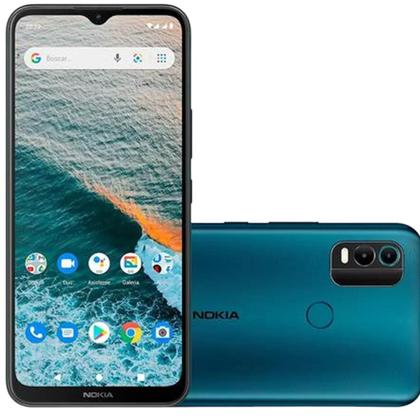 Smartphone Celular Nokia C21 64gb+sd 64gb Total 128gb com 2gb Ram