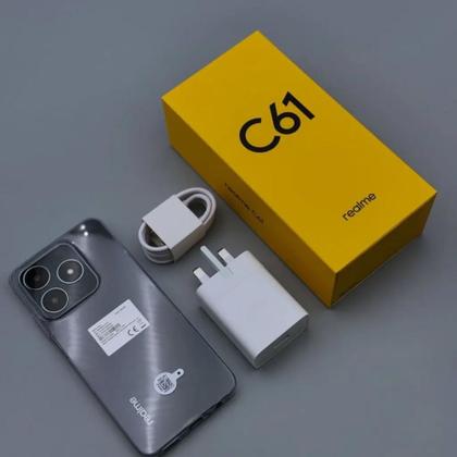 Imagem de Smartphone Celular Realme C61 NFC câmera dupla 50MPX 128GB Tela 6.74 Global Dual Sim lançamento 2024